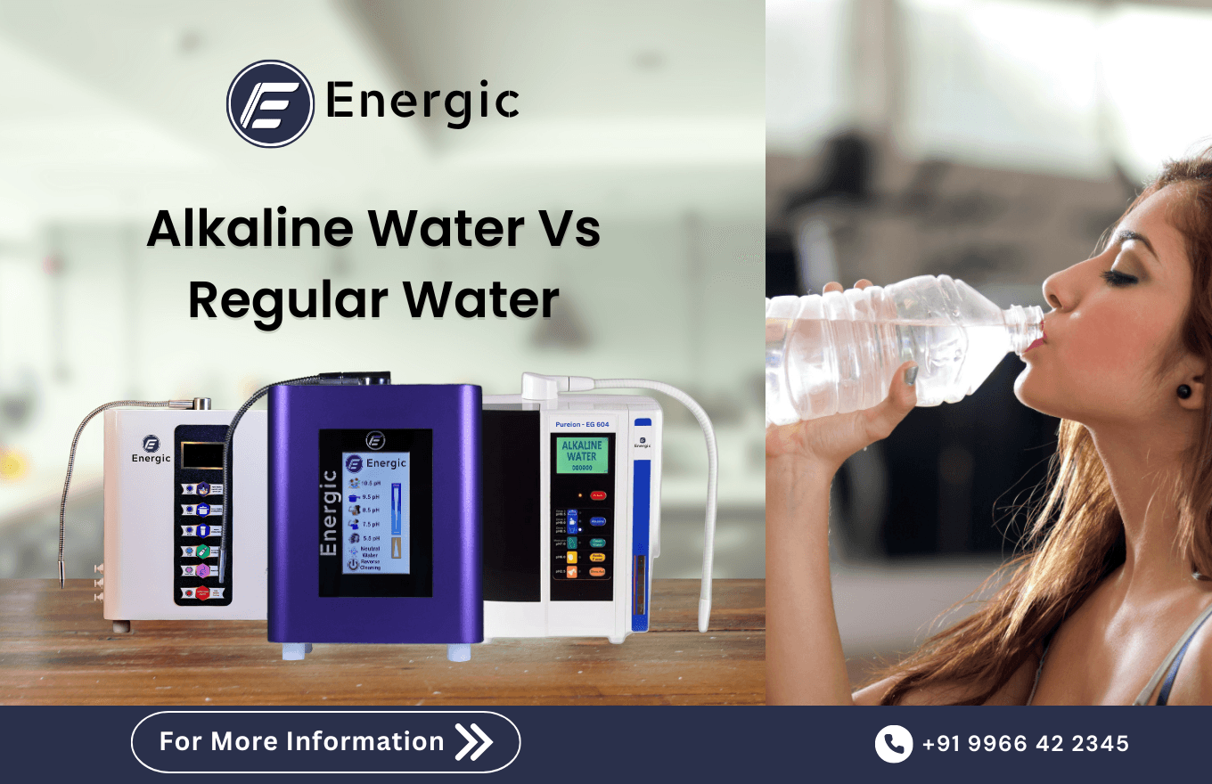 Energic Ionizer Machines – What You Need to Know About Alkaline Water vs. Regular Water