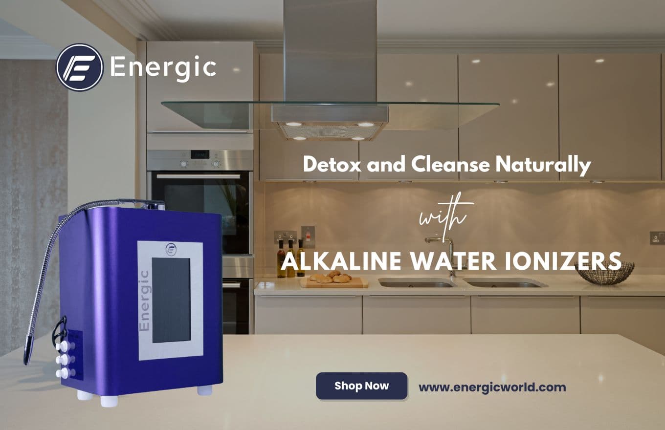How an Alkaline water ionizer machine in Hyderabad can be used for Detoxification and Cleansing