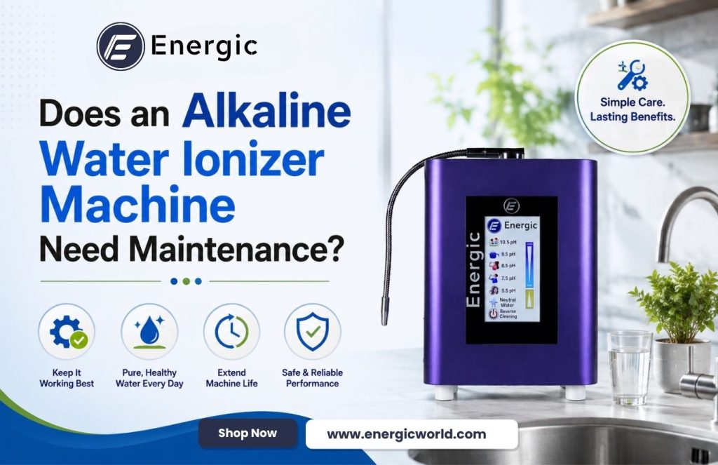Does an Alkaline Water Ionizer Machine Need Maintenance?